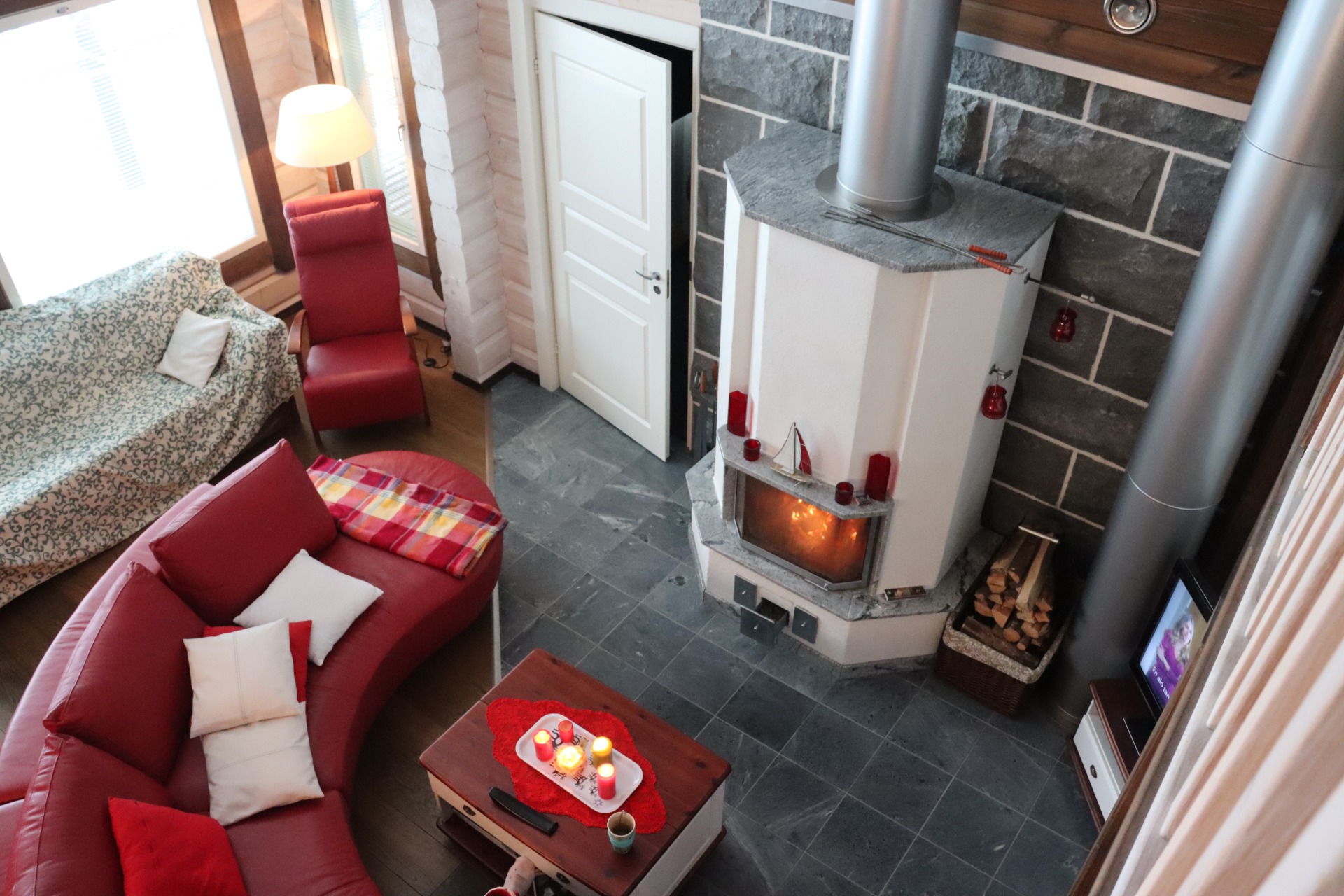 Tilava oleskelutila perheille ja ryhmille